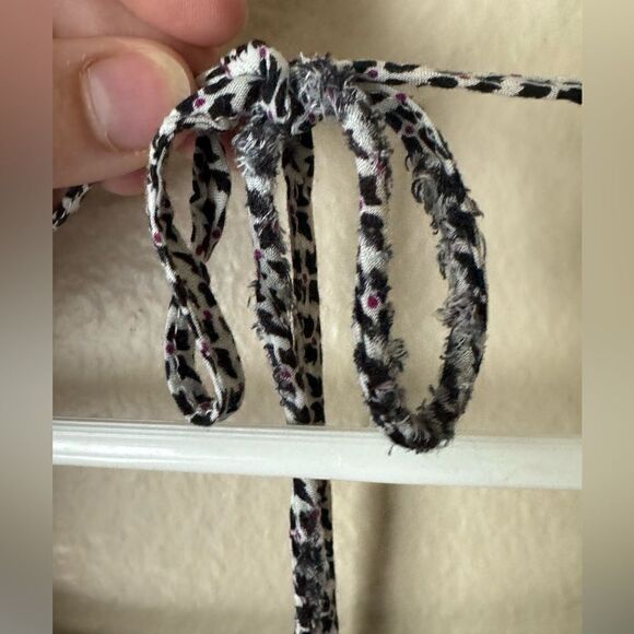 Umgee Printed Boho Flowy Tie Back Dress Size Medium - Picture 10 of 11